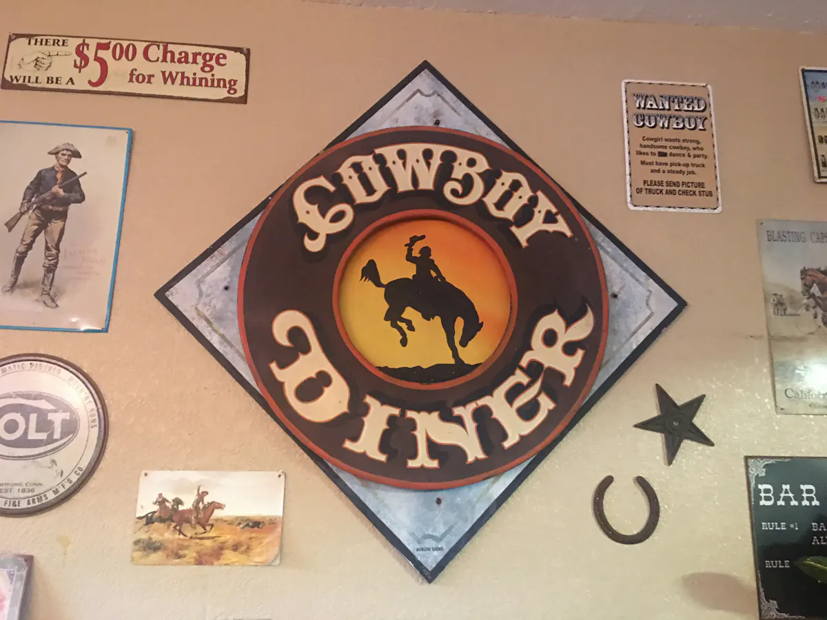 a close up of a sign