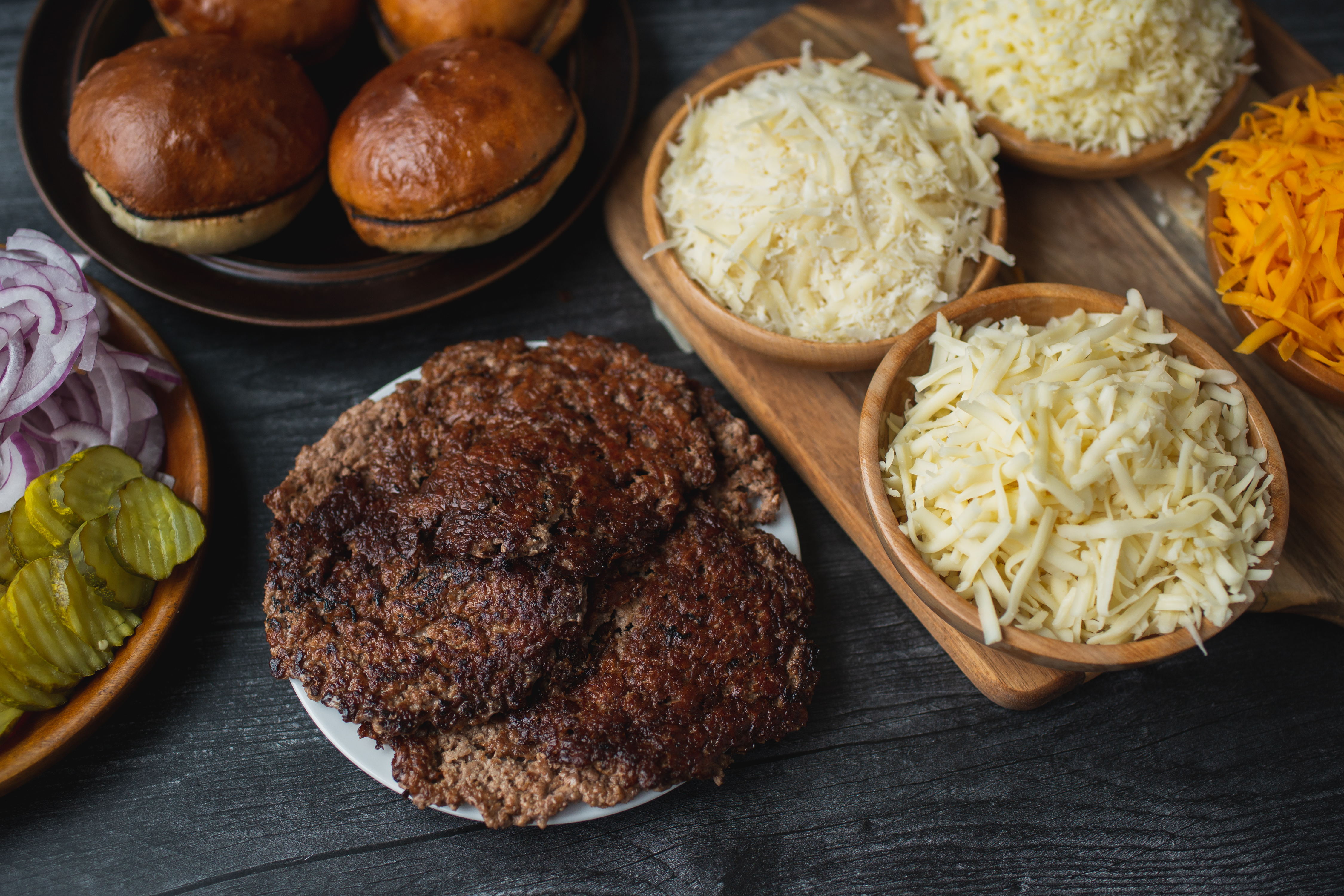 a plate of food on a table