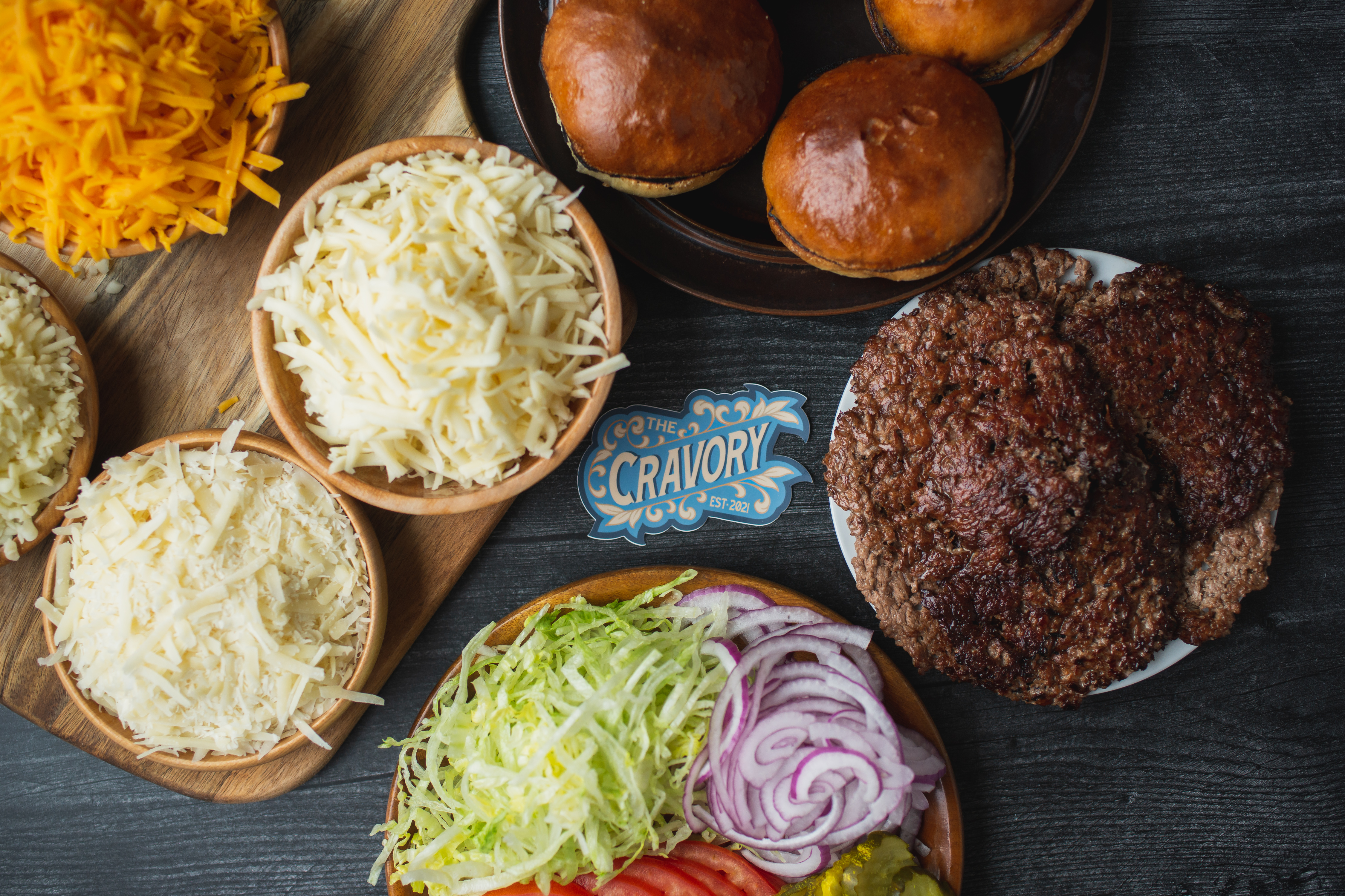 a plate of food on a table