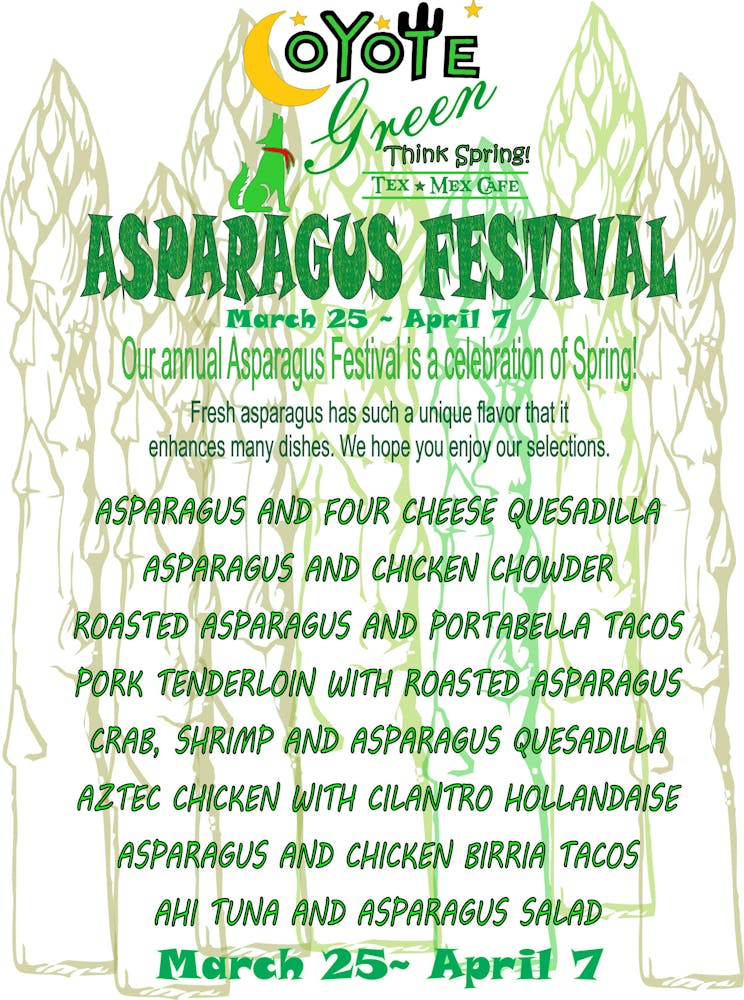 Asparagus Festival 2022 Coyote Blue