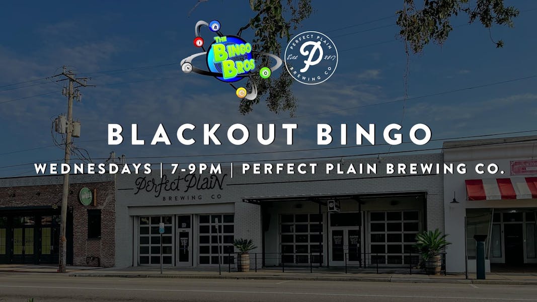 Black Out Bingo Perfect Plain / Garden & Grain Taproom, Outdoor Bar