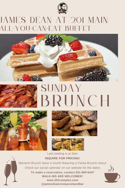 Sunday Brunch | 201 Main | Restaurant & Bar in Salinas, CA