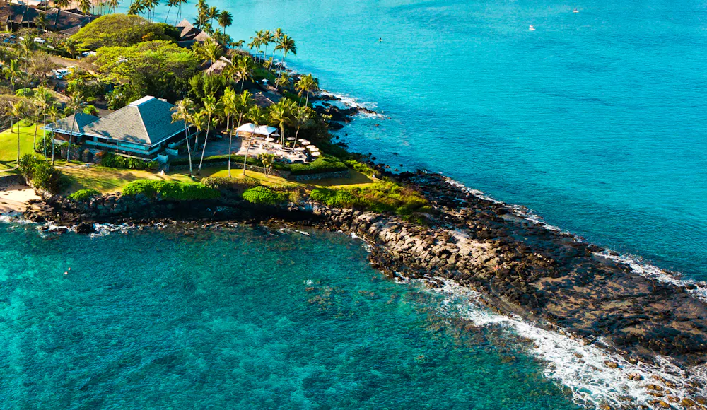 Merriman’s Kapalua aerial view