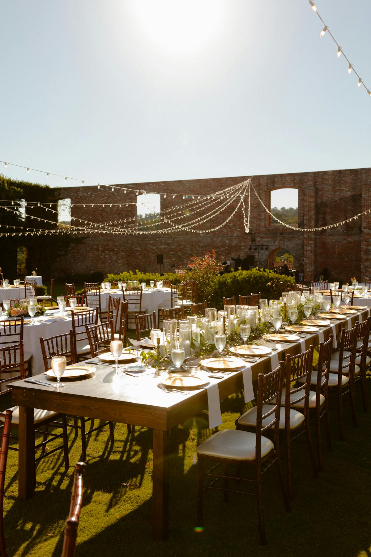 a room with tables and chairs