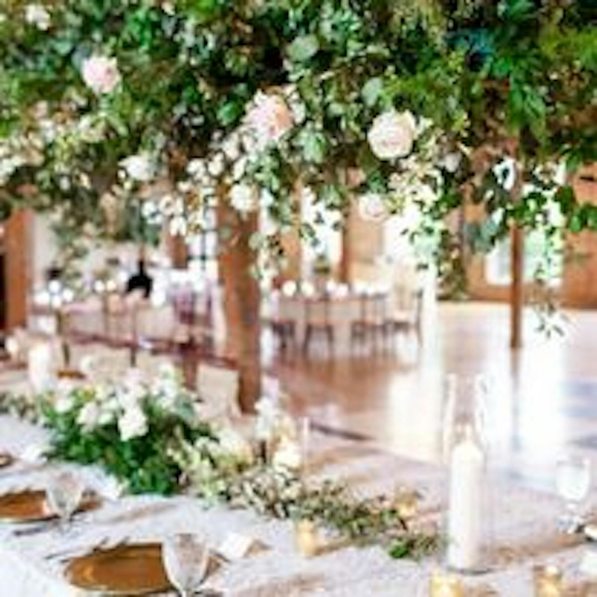 a room with tables and chairs