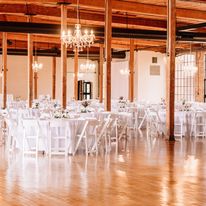 a room with a table and chairs