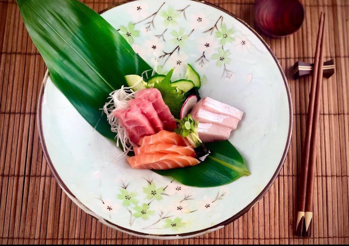 a plate of food on a table