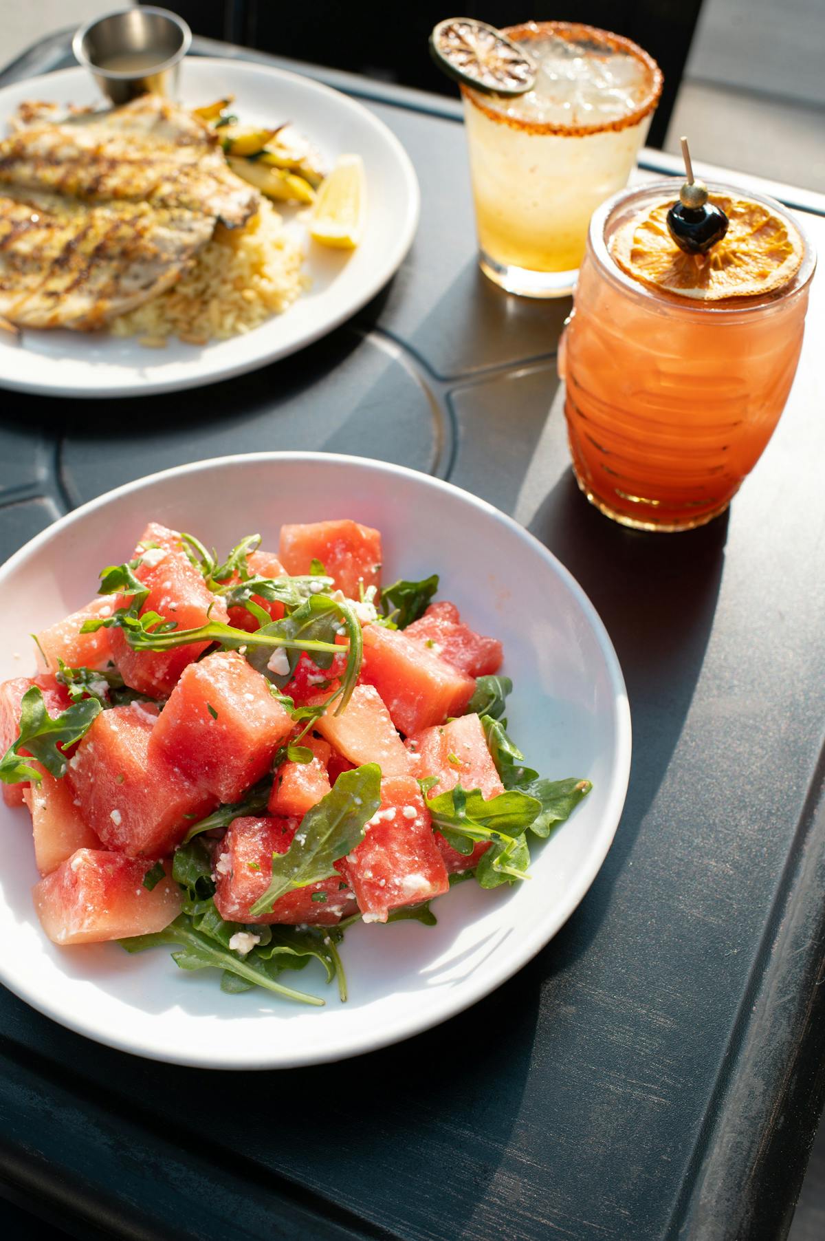 watermelon and feta salad back bay social boston