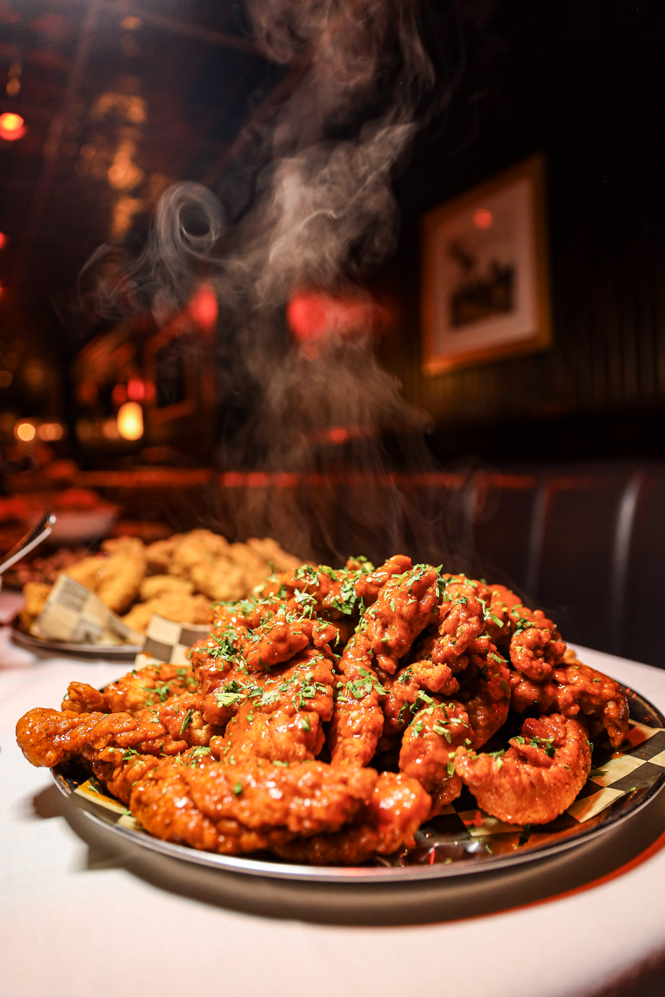 Buffalo chicken tenders from the private events menu