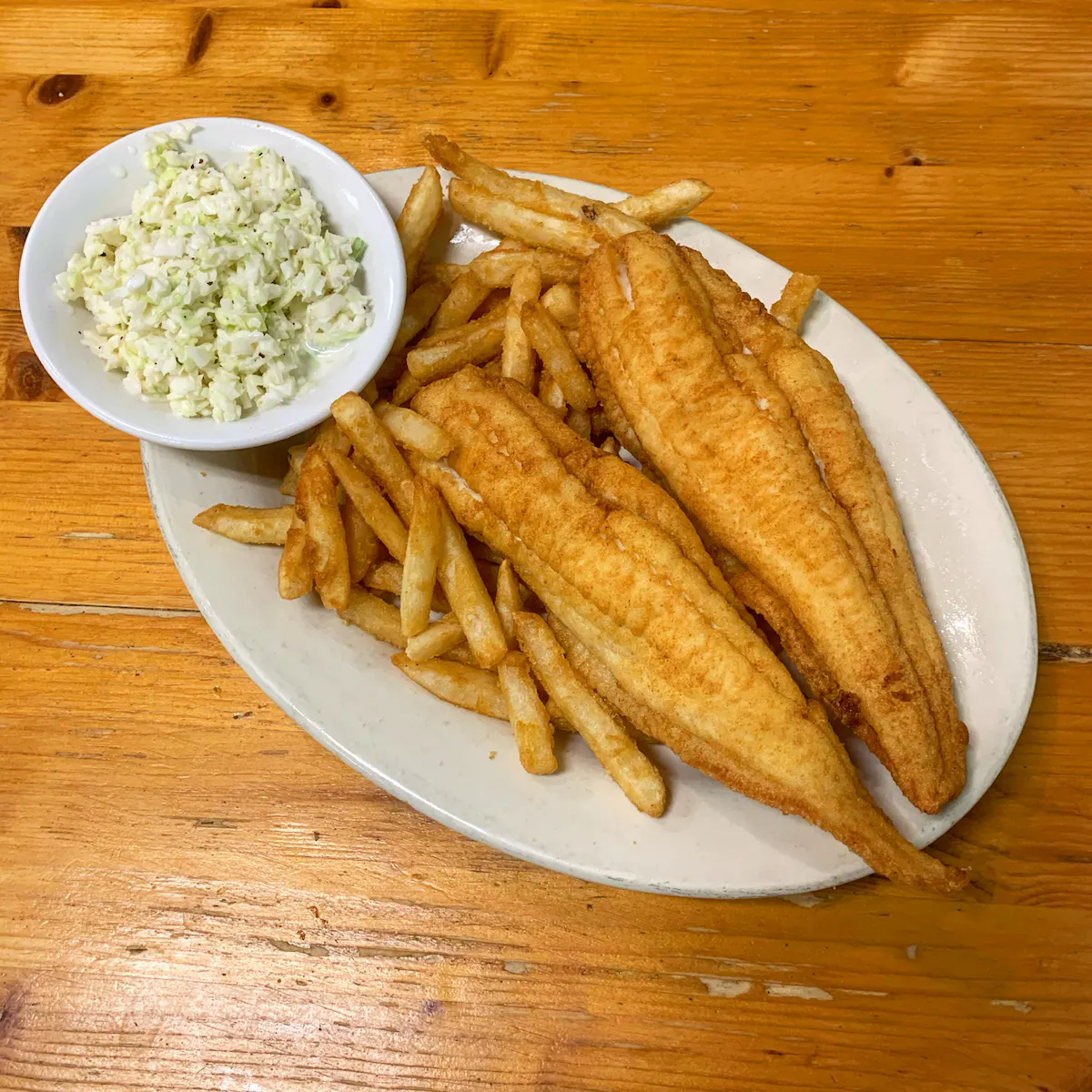 a plate of food on a table