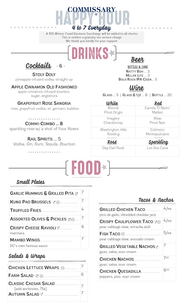 Commissary DC Your Neighborhood Place