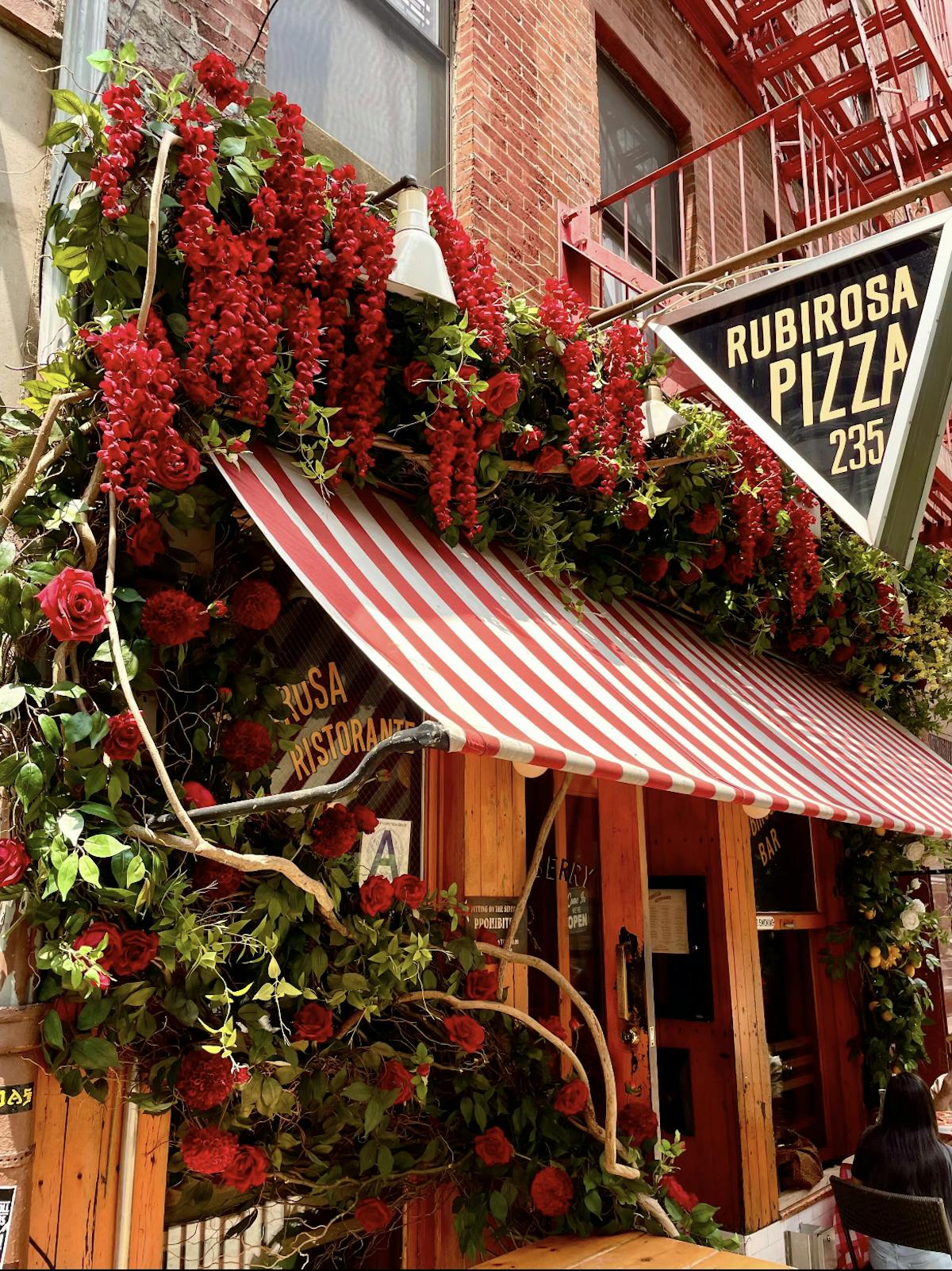 Front of Rubirosa restaurant