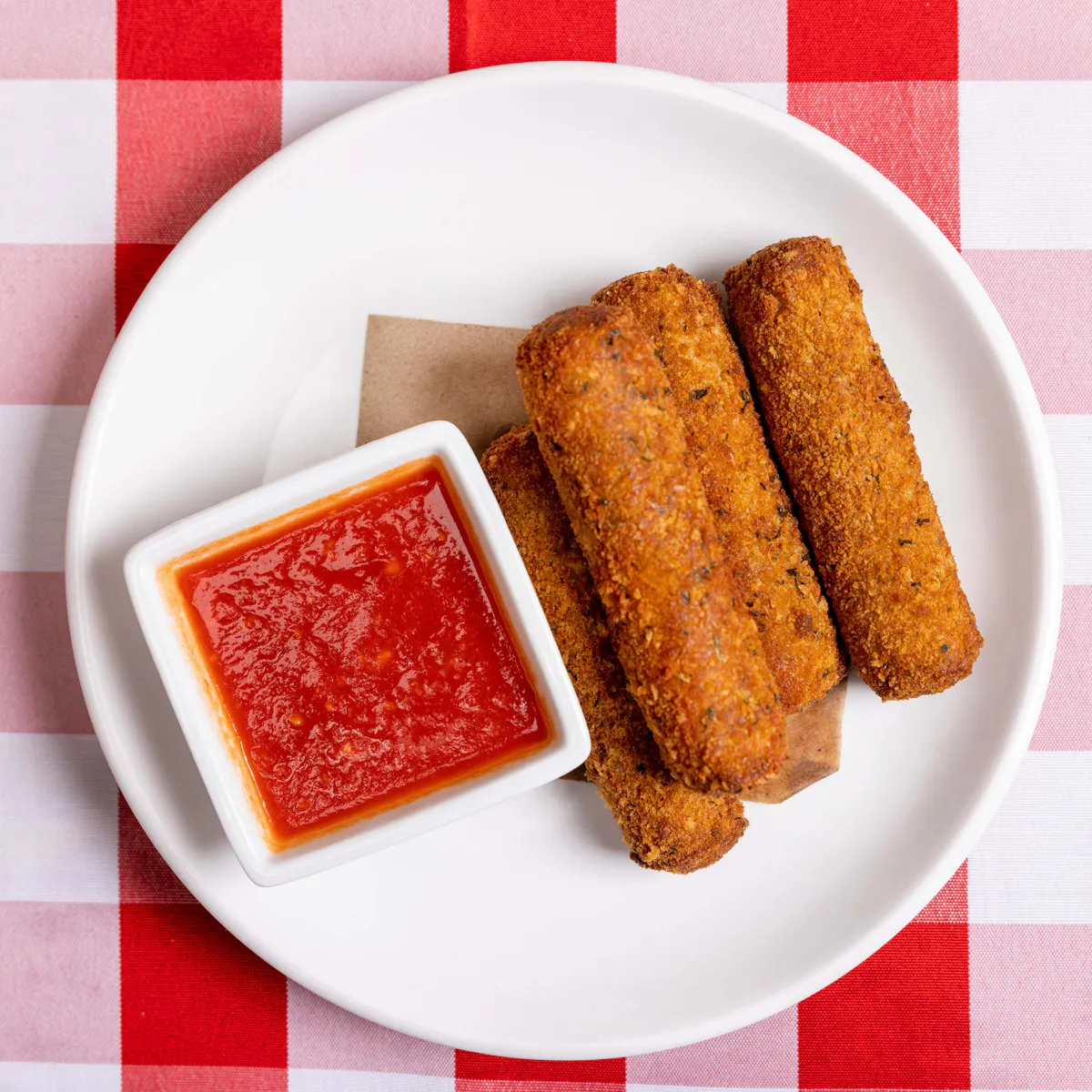 a plate of food on a table