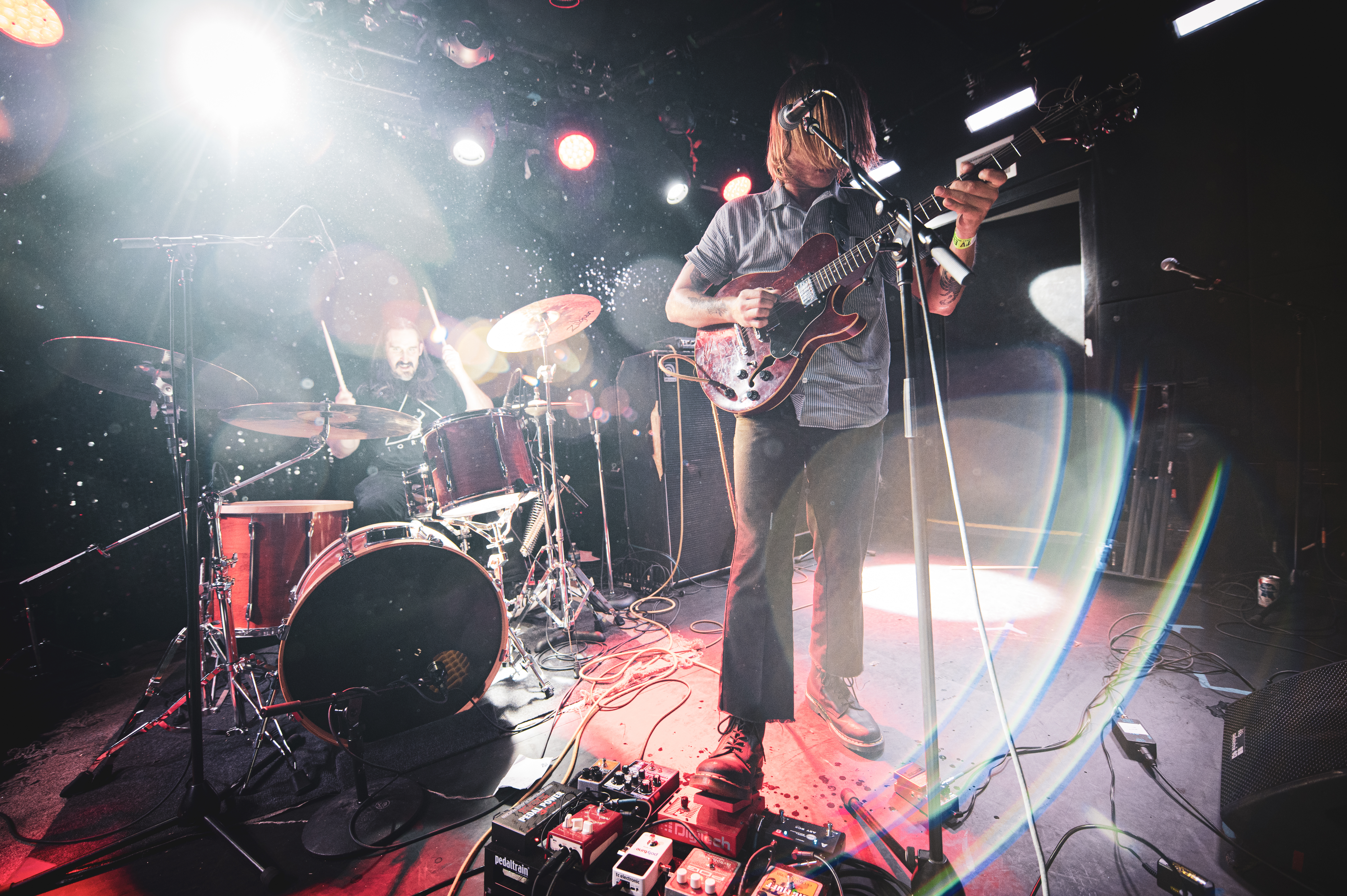 a man standing on a stage