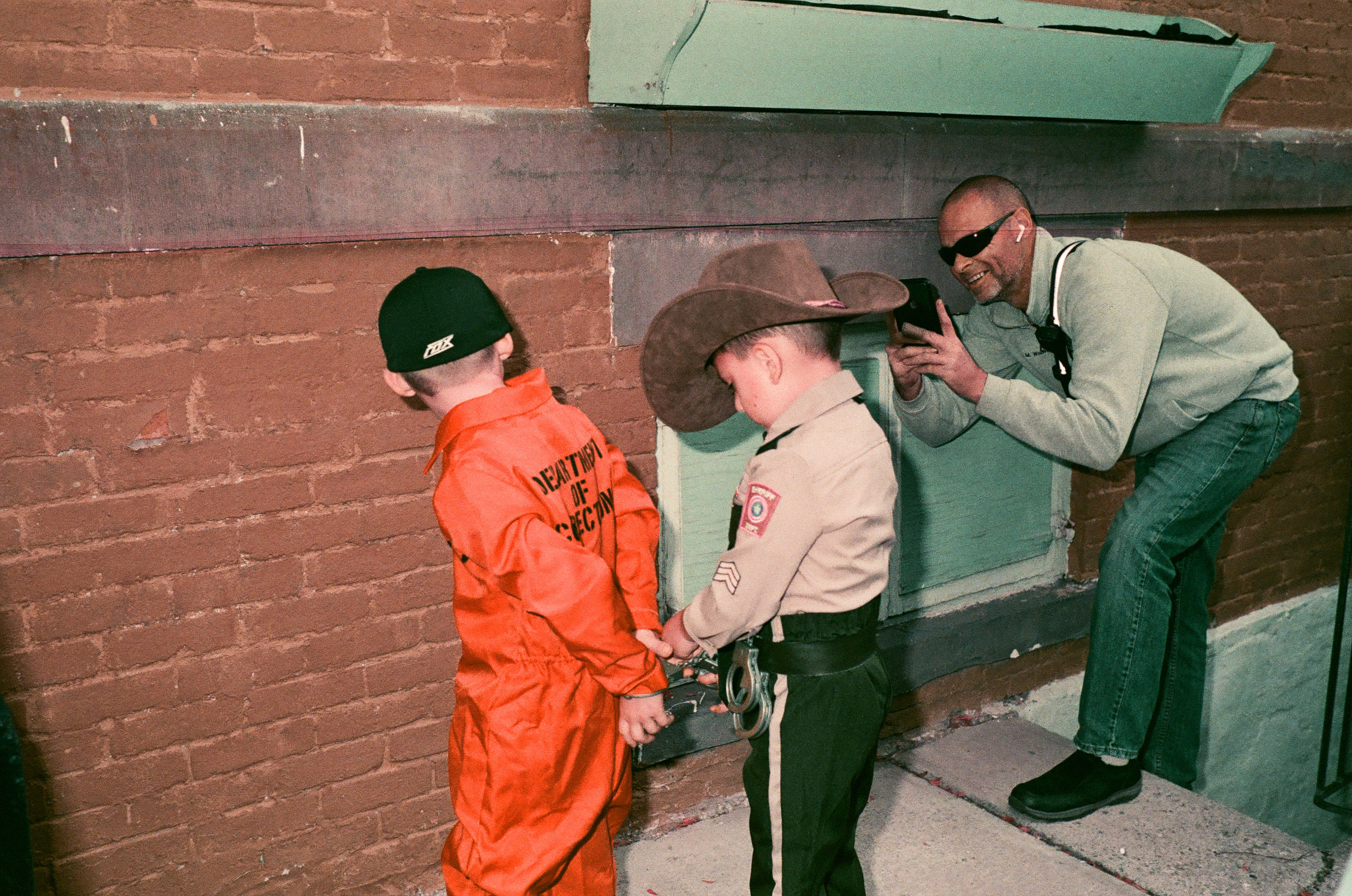 a man talking on a cell phone