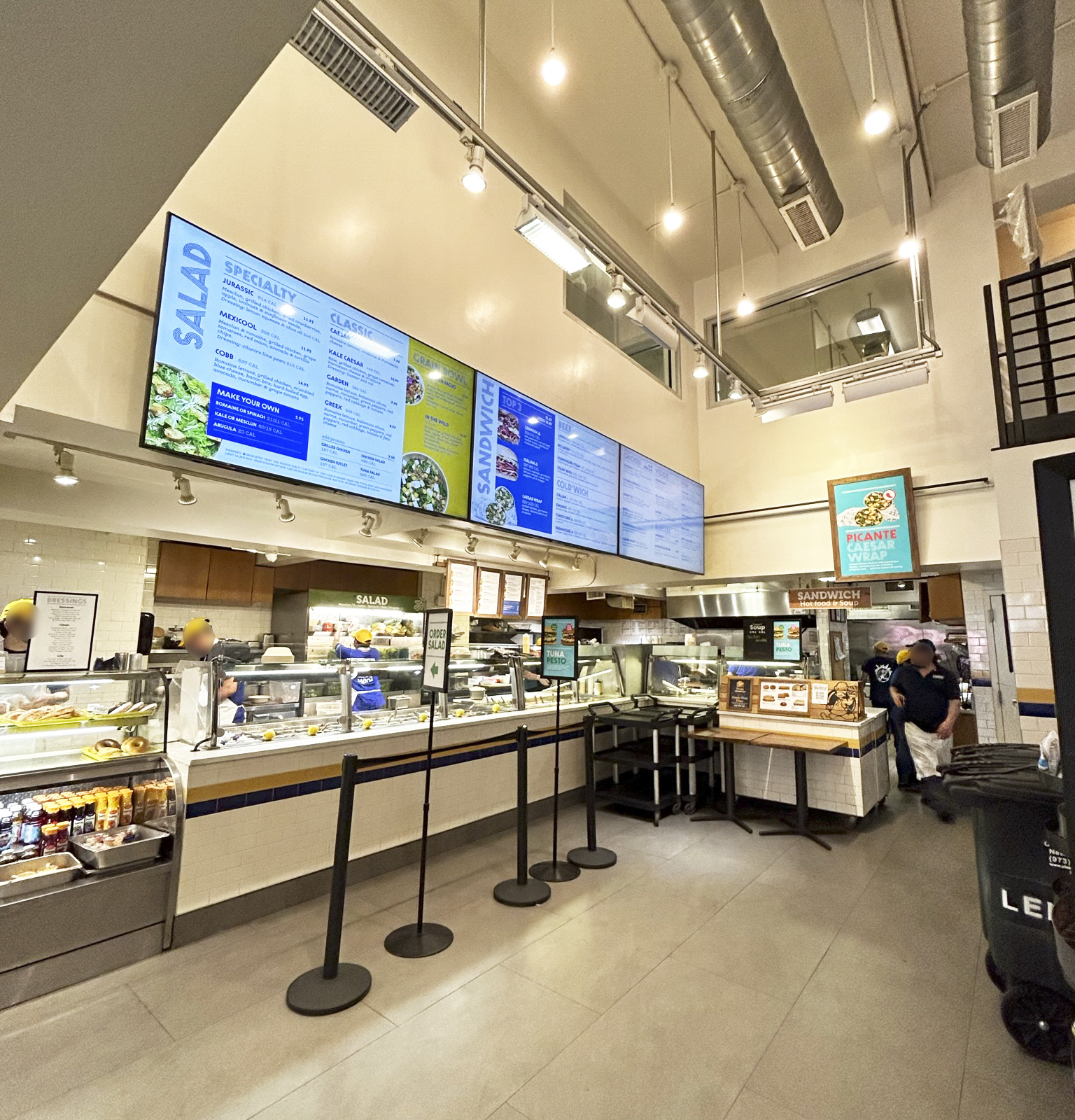 Indoor View of Lenwich at Times Square 