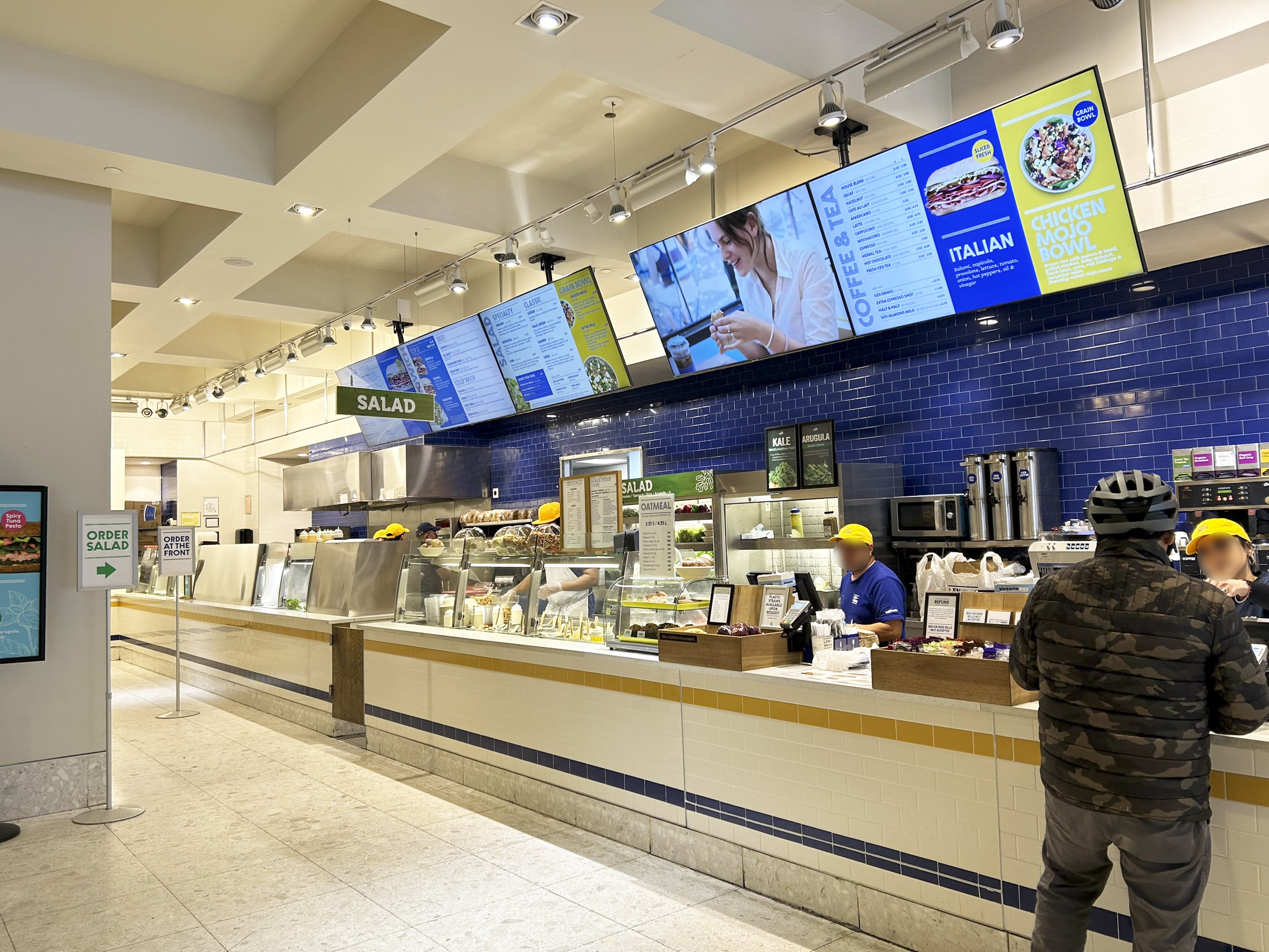 Indoor view of Lenwich in Financial District FIDI 