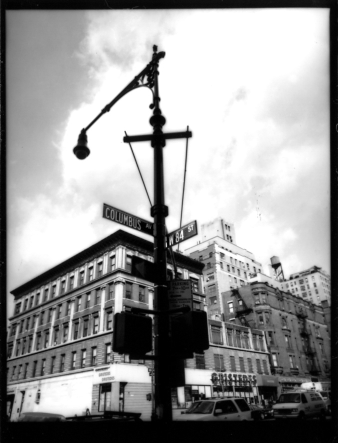 a view of a city street