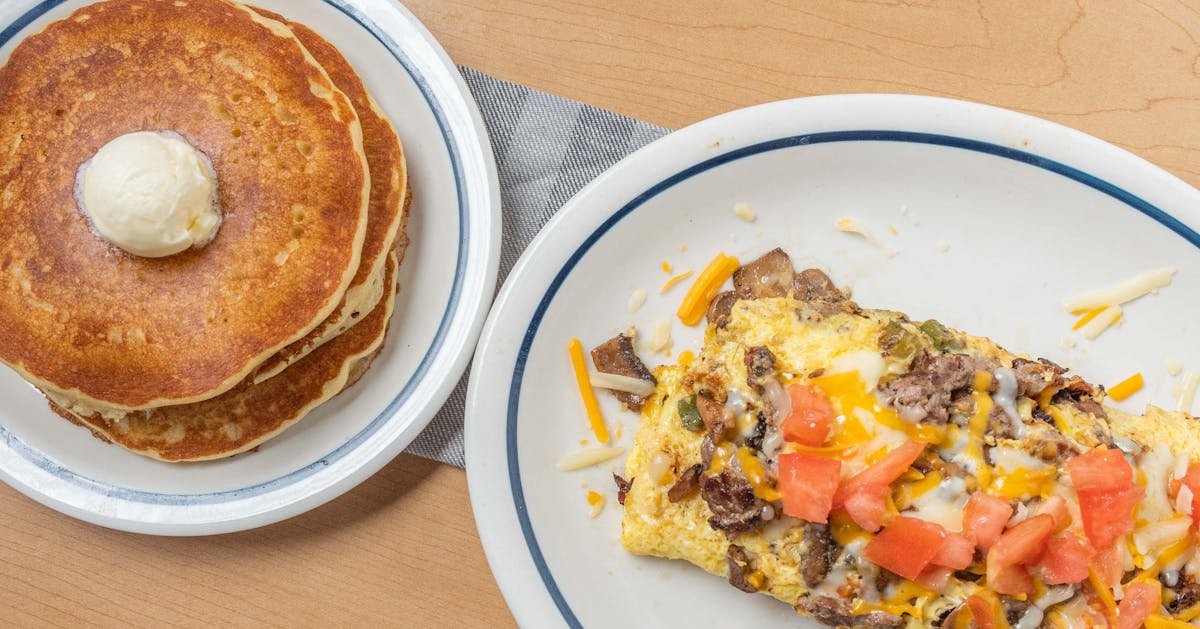 a plate of food on a table