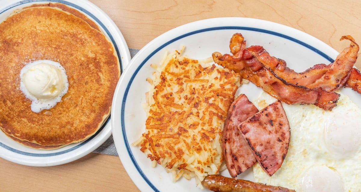 a plate of food on a table