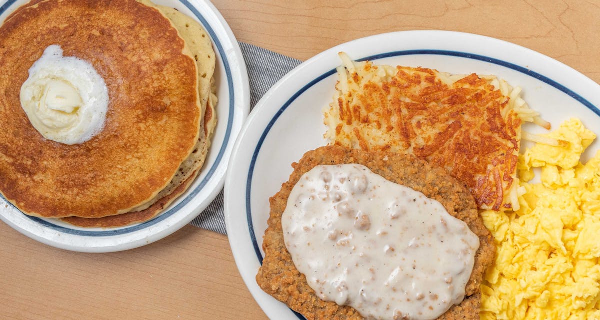 a plate of food on a table