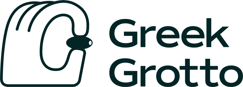 Greek grotto logo