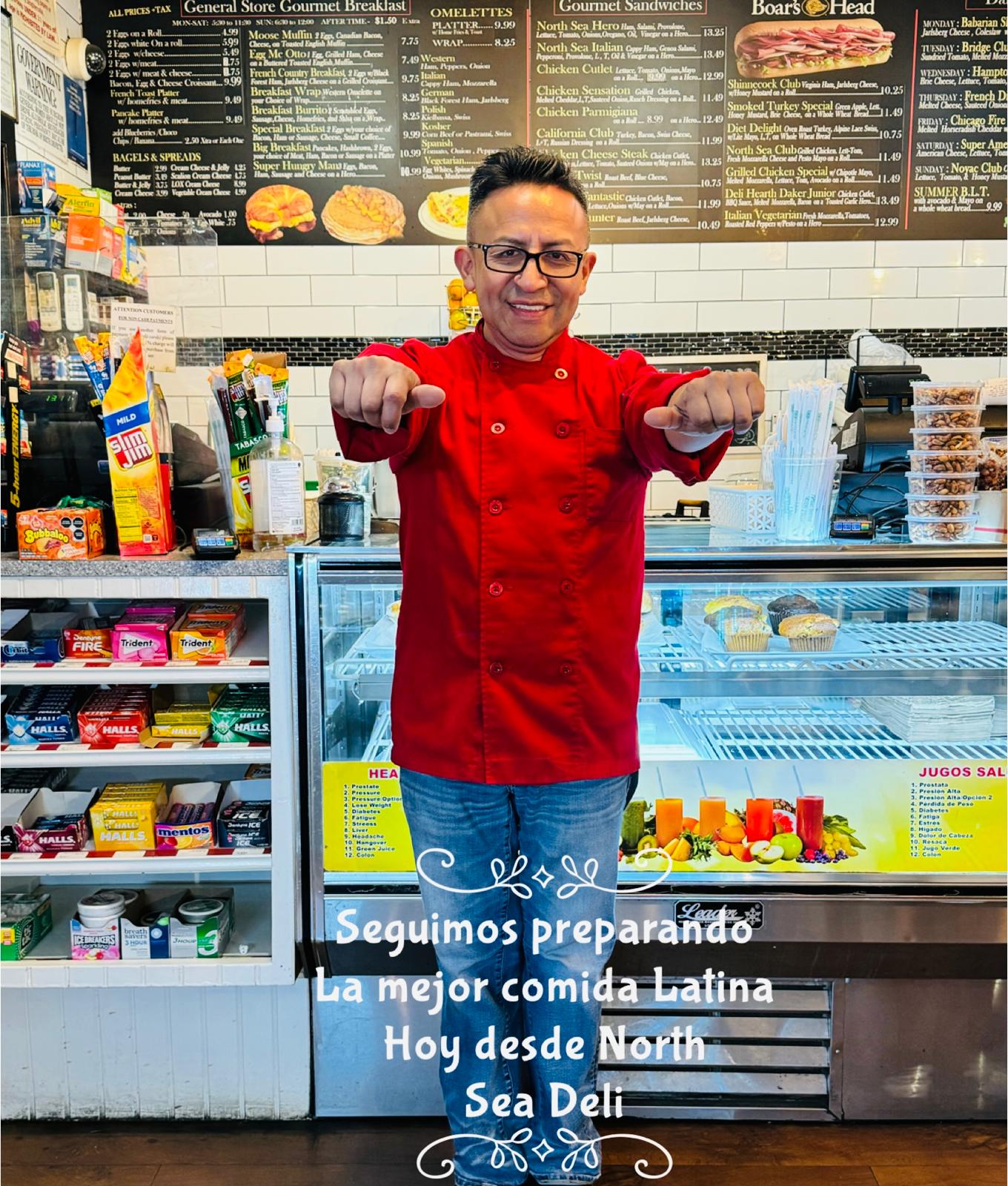 a man standing in front of a store