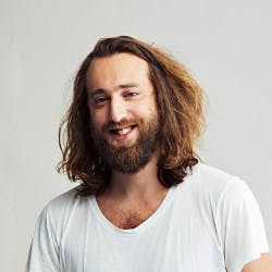 Thomas Larkin posing for the camera
