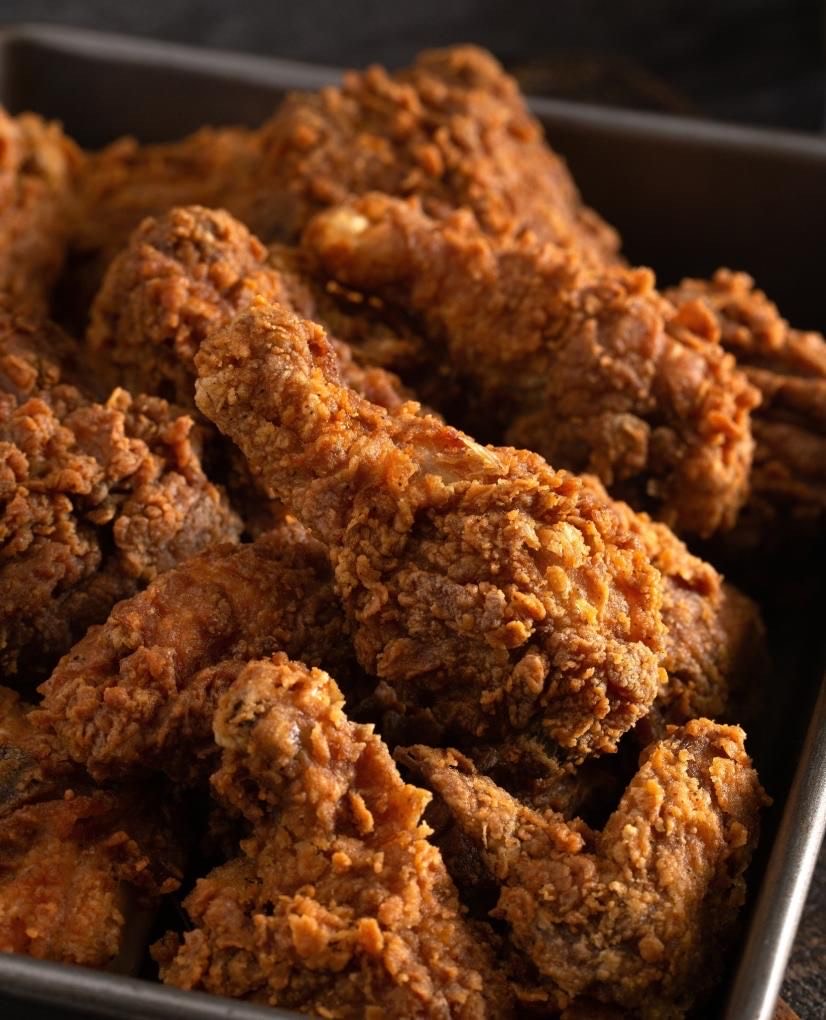 a close up of food
