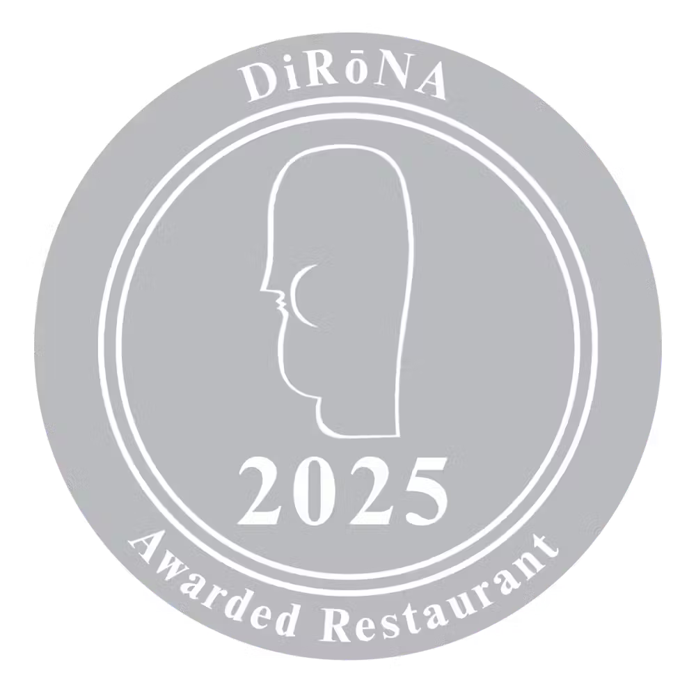 Nesso is a DiRoNA Awarded Restaurant as of 2025