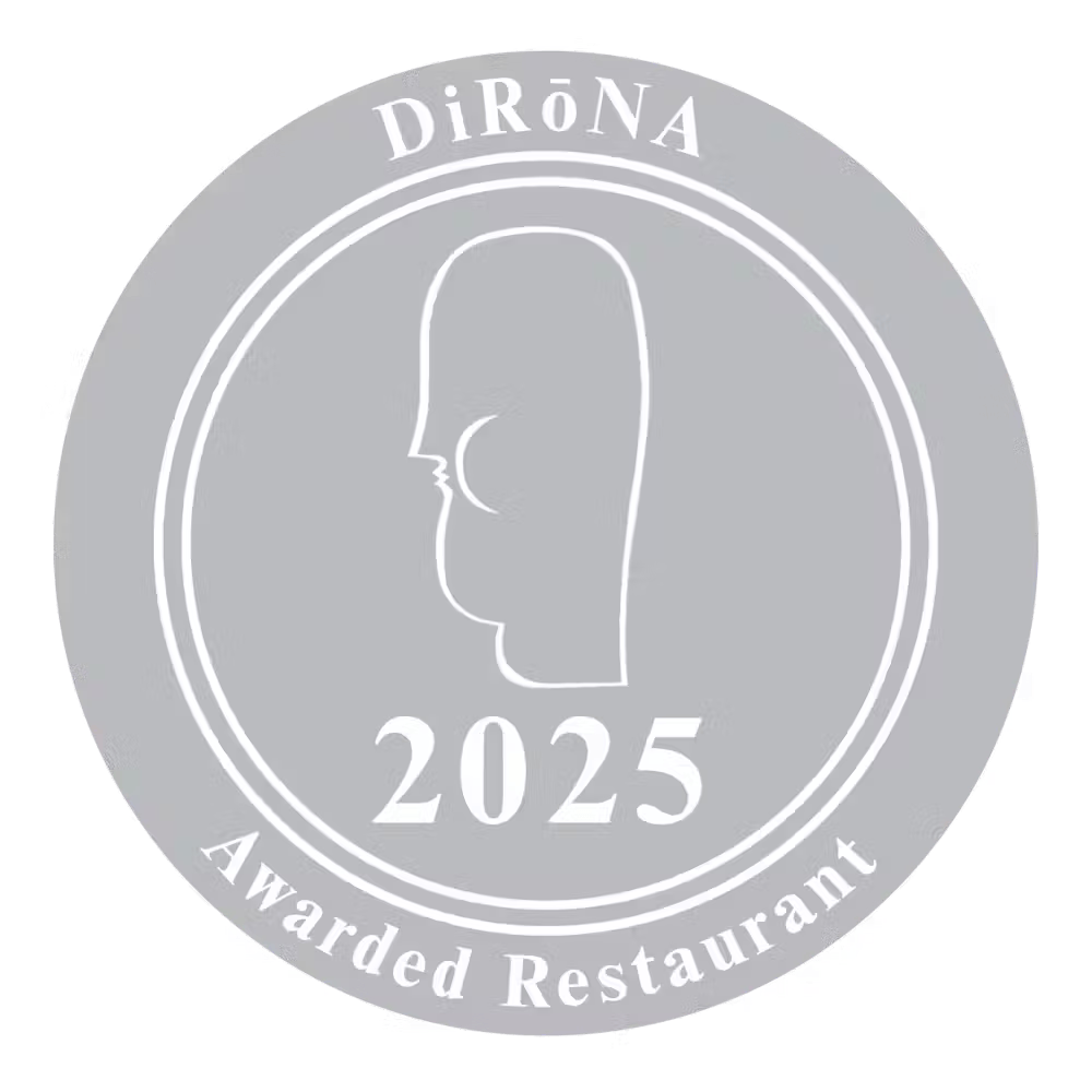 Nesso is a DiRoNA Awarded Restaurant as of 2025