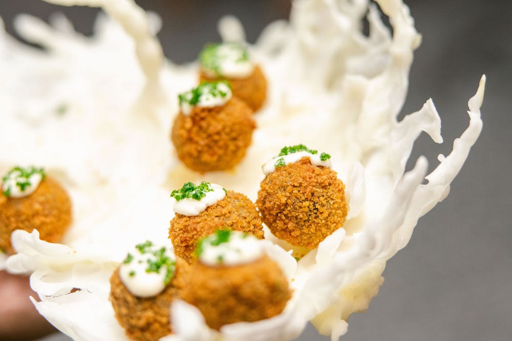 a close up of a cake