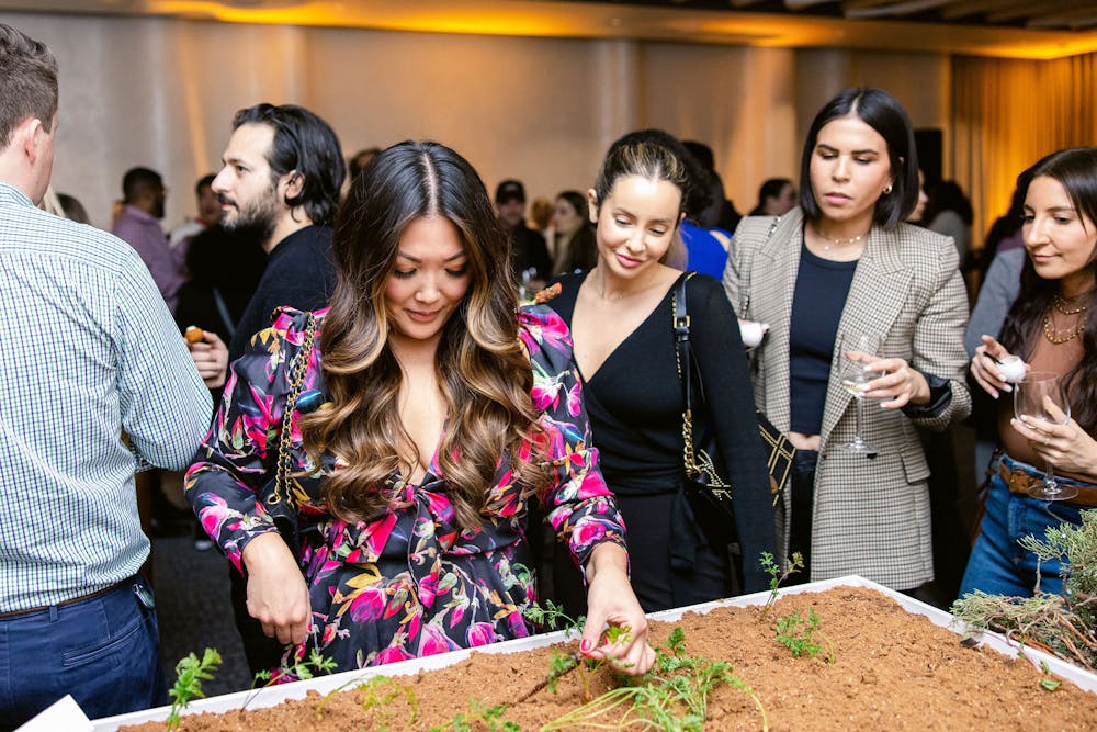 a group of people posing for the camera