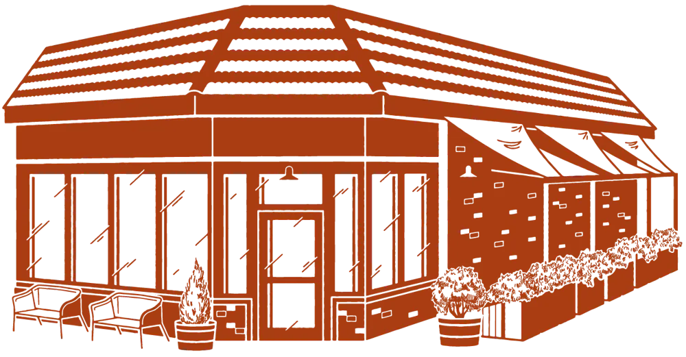 a close up of a building