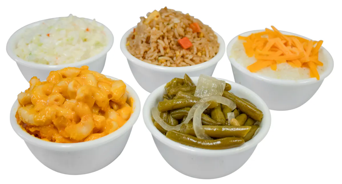 a bowl of food on a plate
