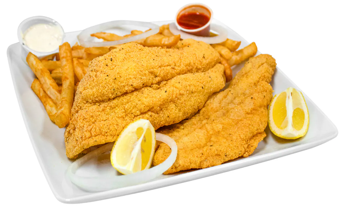 a tray of food on a plate