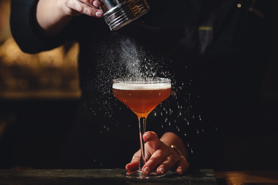 A final flair of garnish, lightly dusted over our signature cold-brew martini. If your guests are fans of an espresso martini, they are bound to be impressed with this twist on the classic!