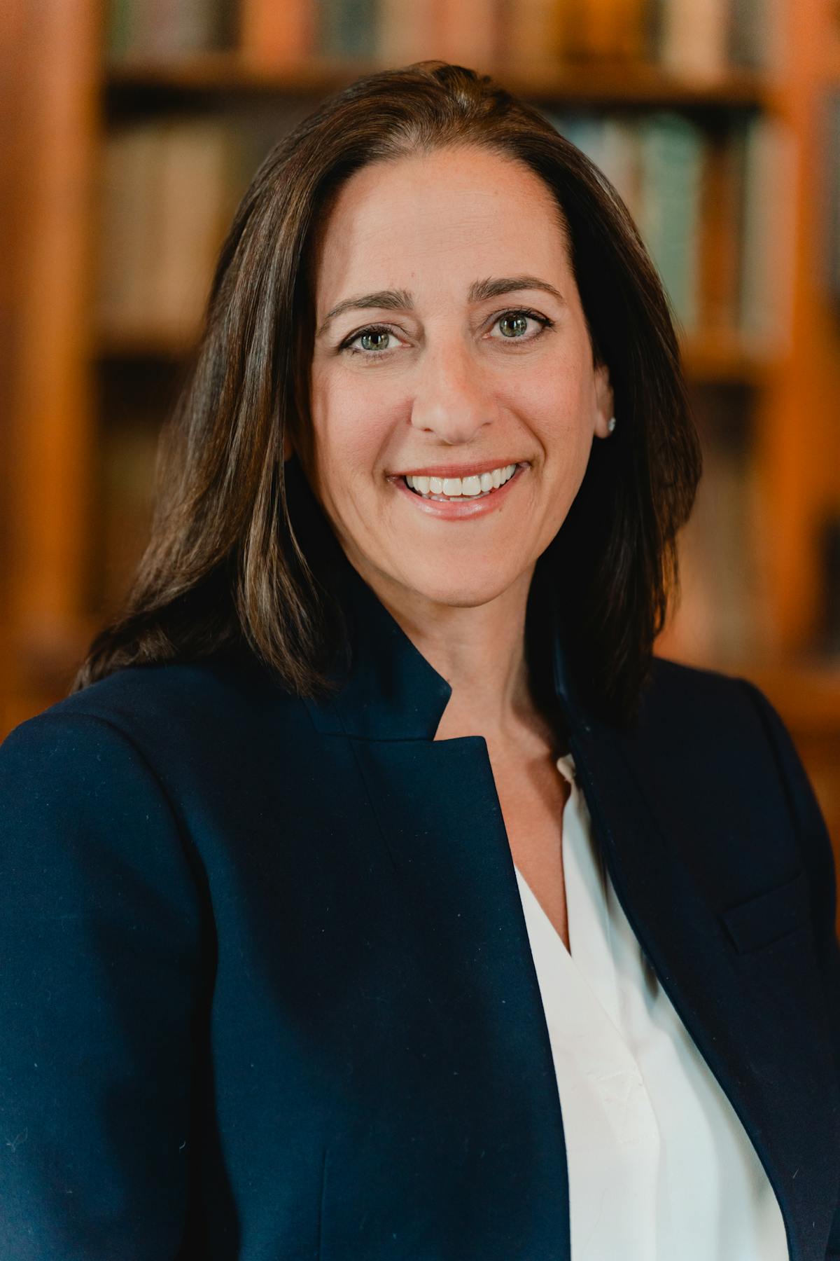 a woman smiling for the camera