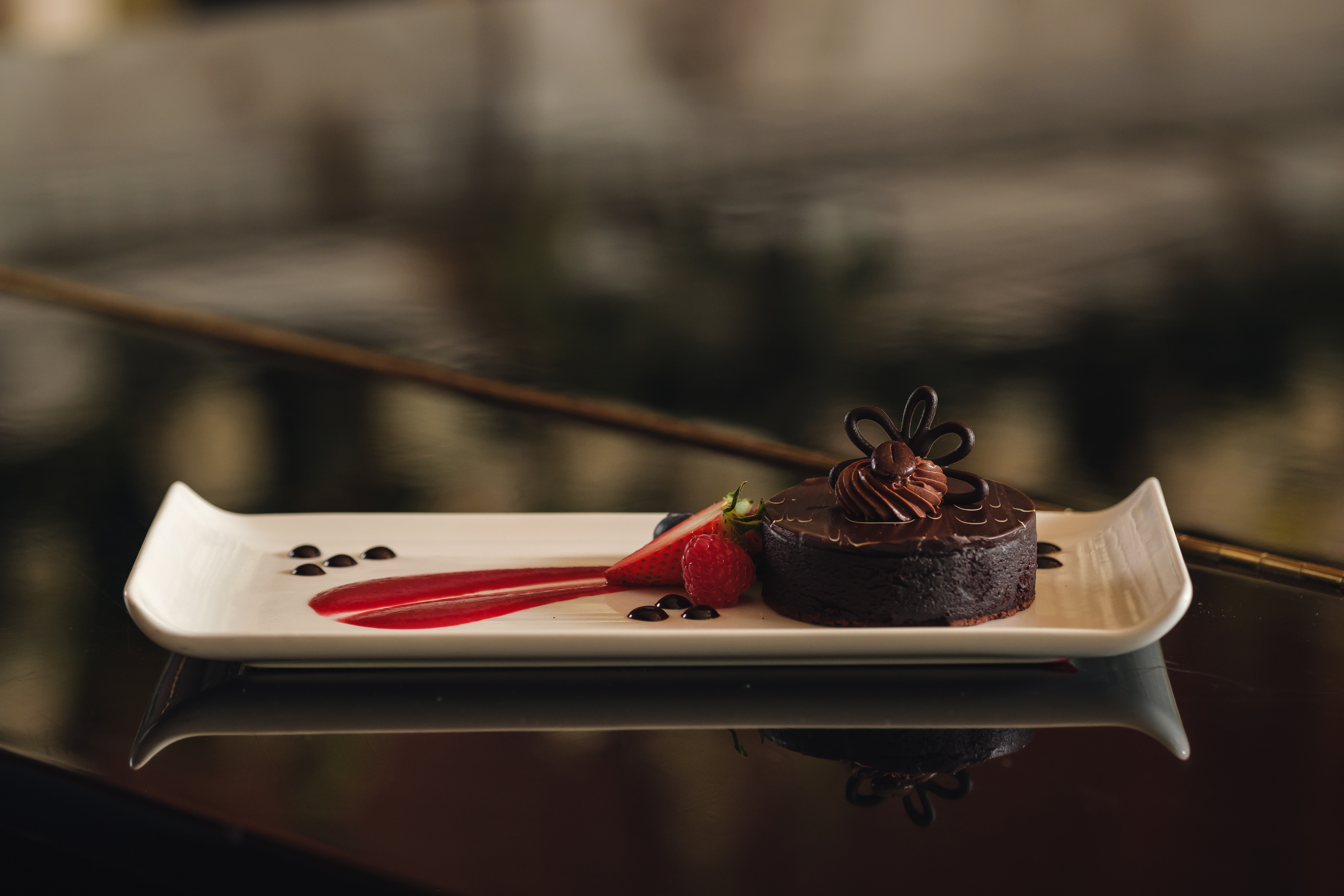 a close up of food on a table
