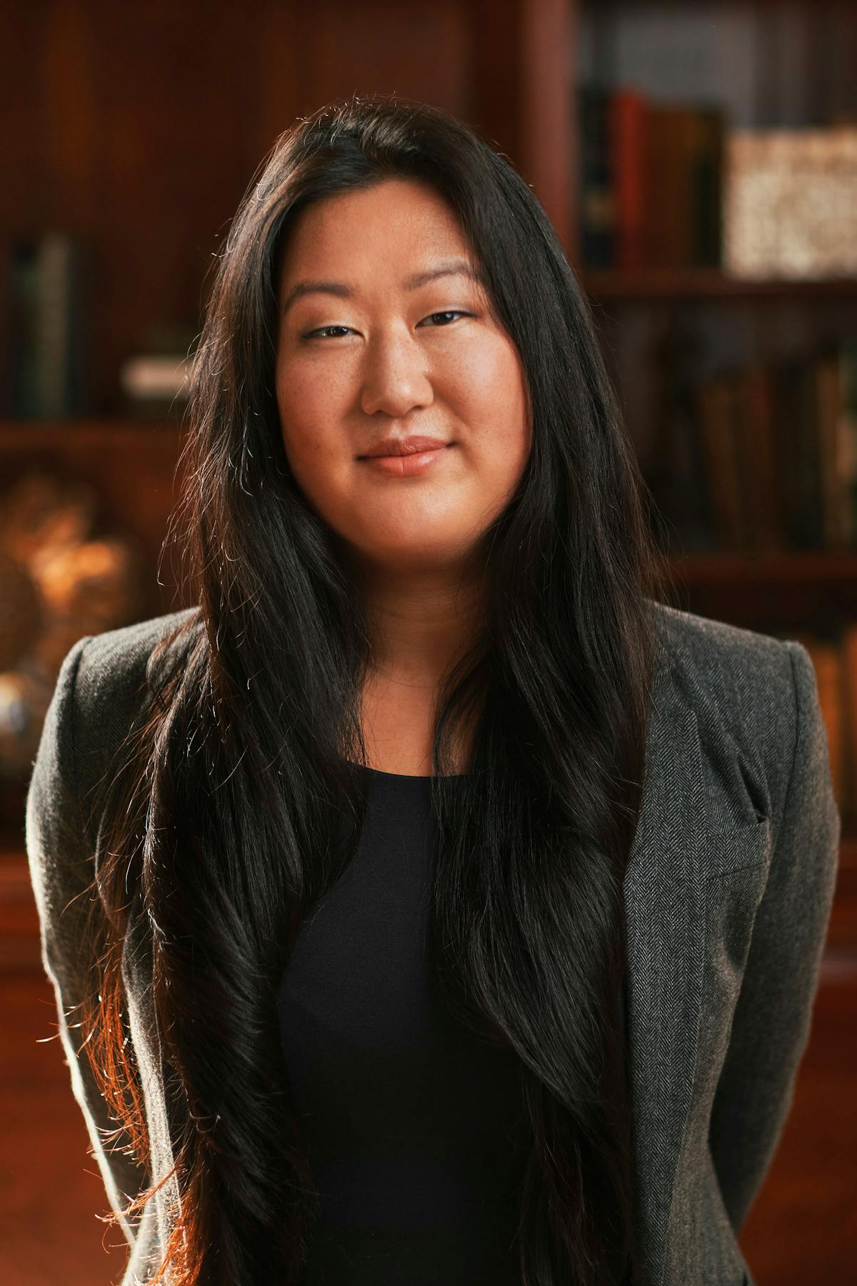 a person posing for a camera