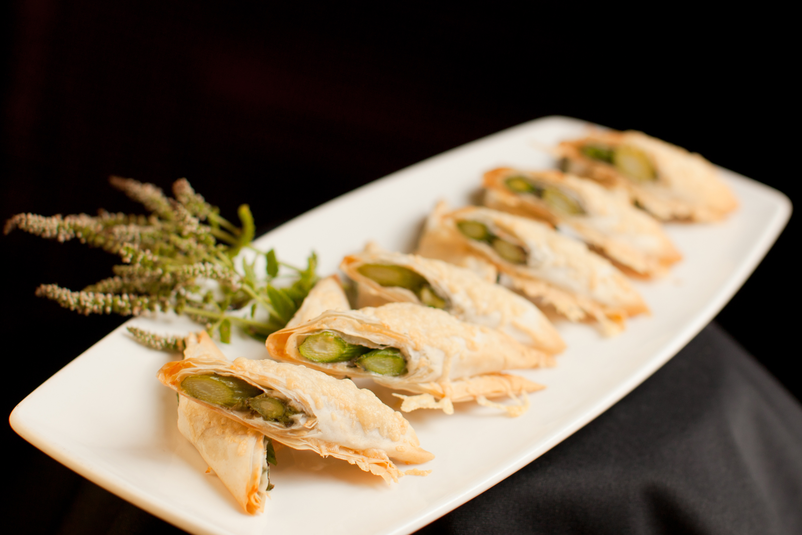 a plate of food on a table