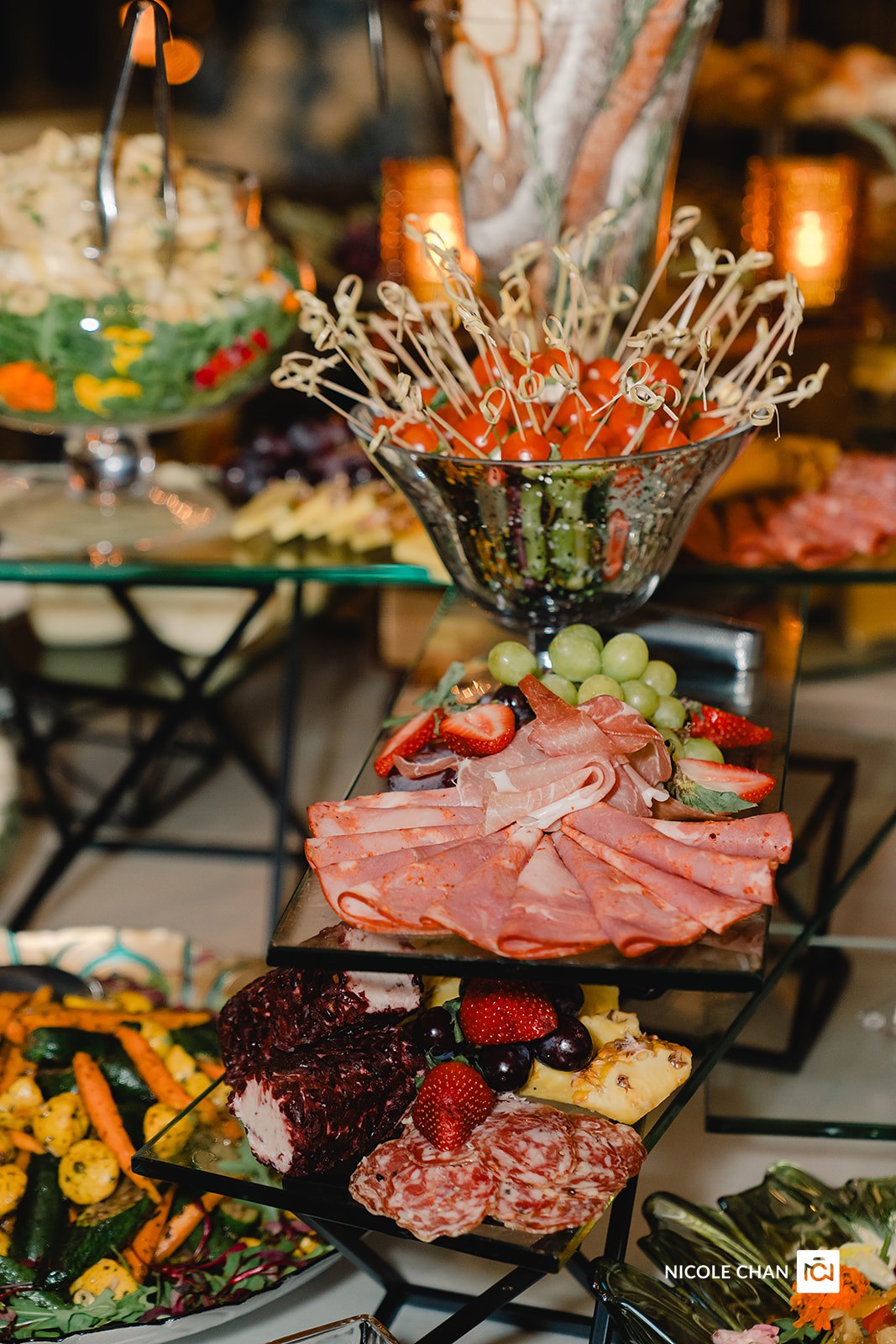 a plate of food on a table