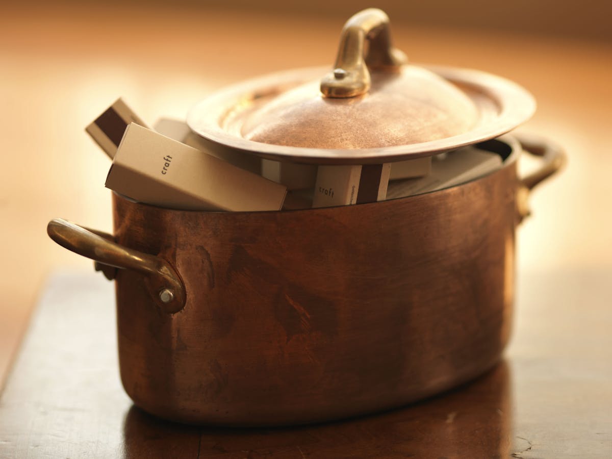 a cooking pot