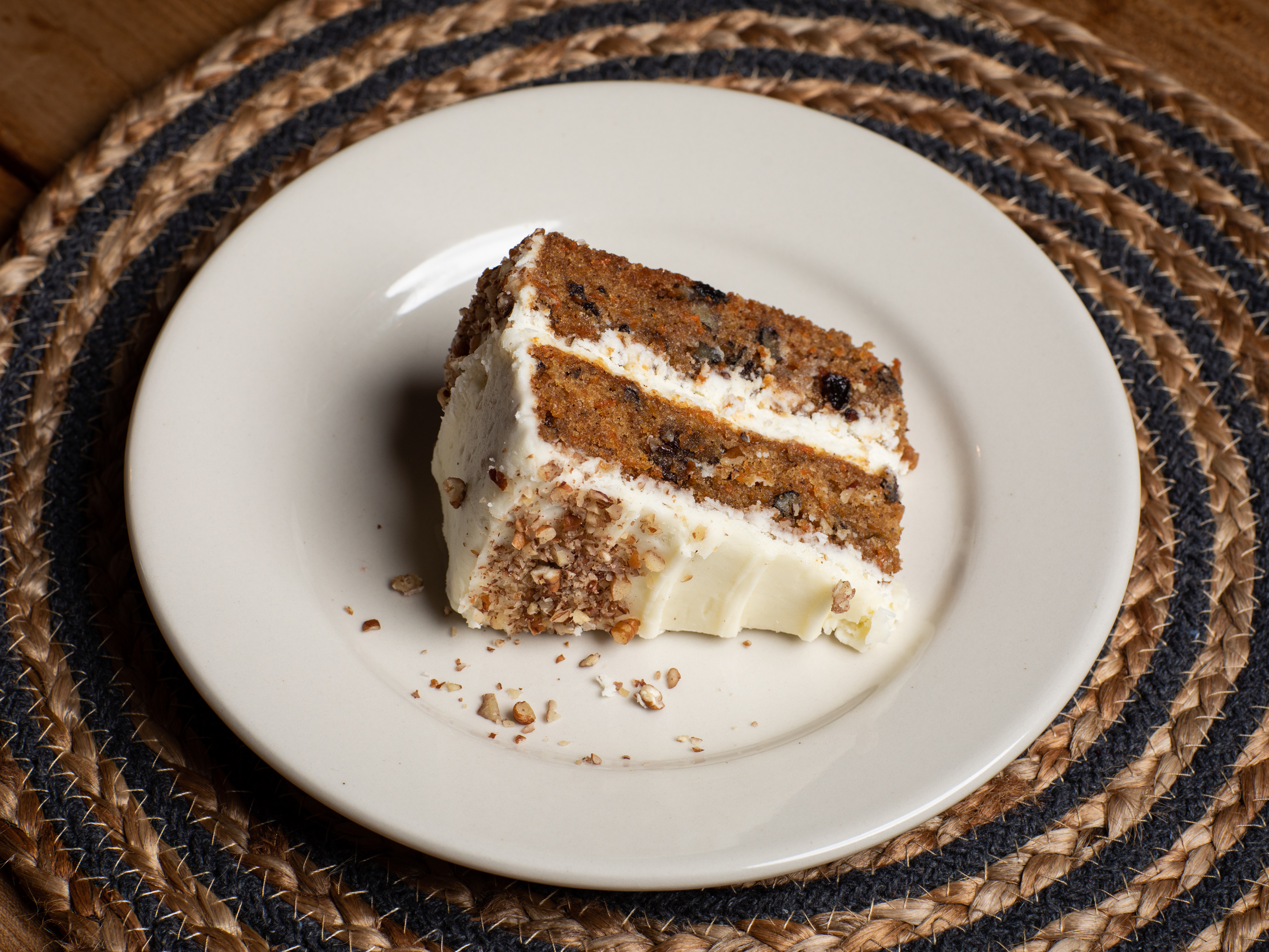 a piece of chocolate cake on a plate