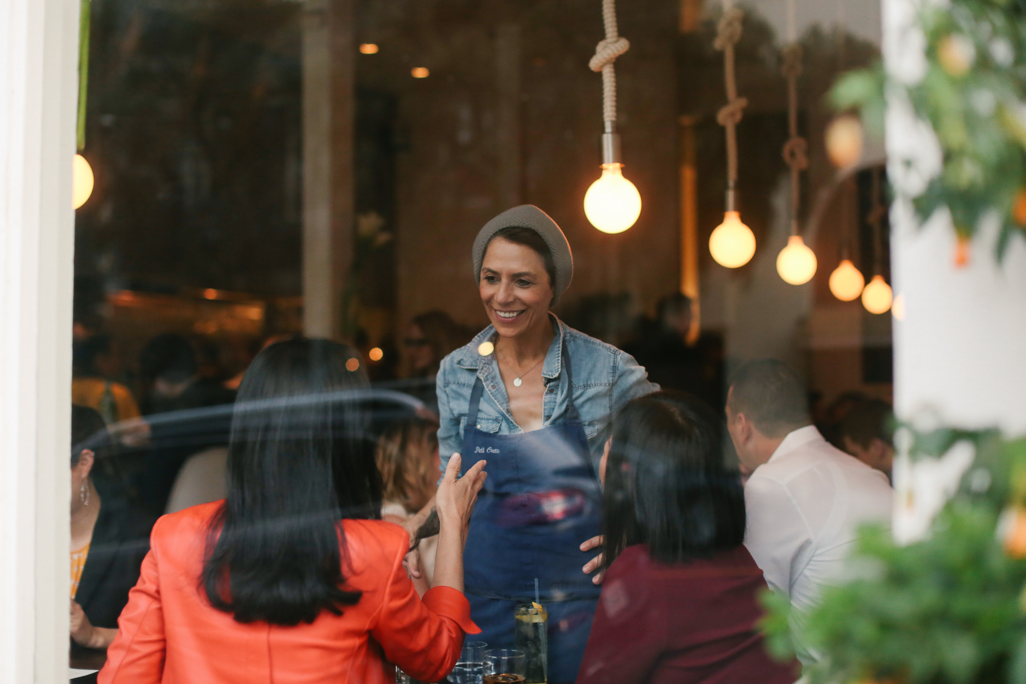 a person standing in front of a building