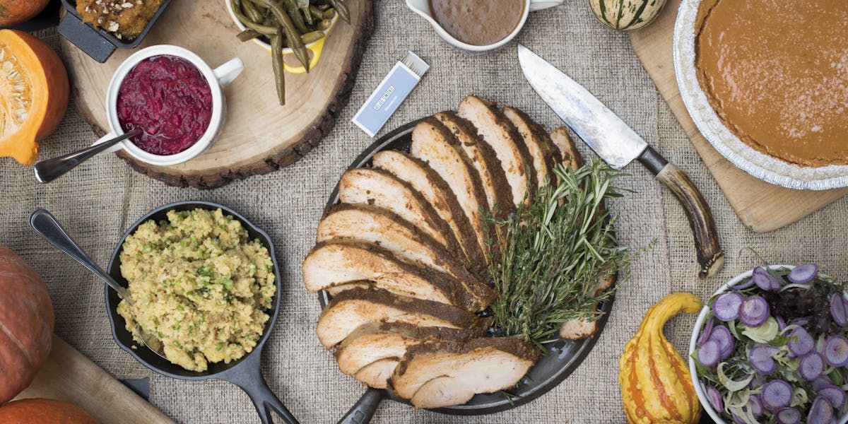 Your Thanksgiving Dinner Blue Smoke Style Blue Smoke