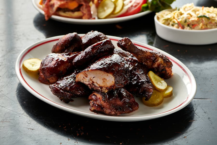 Backyard Barbecue Chicken Blue Smoke