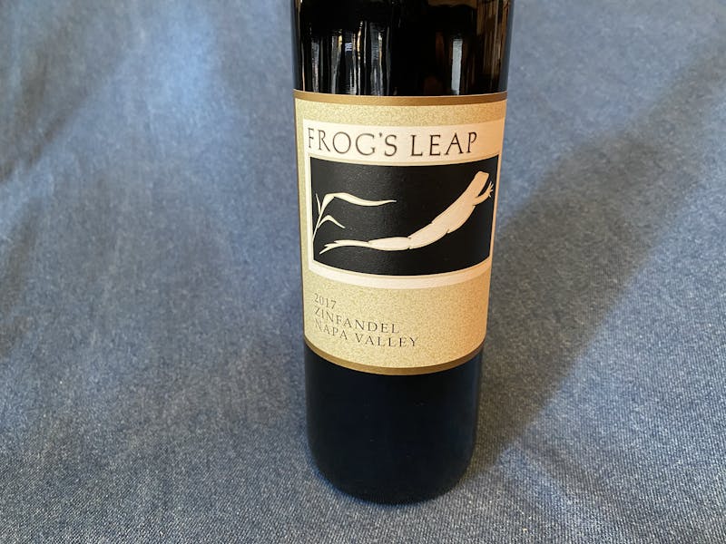 Zinfandel, Frog's Leap, Napa Valley CA '17 Blue Smoke