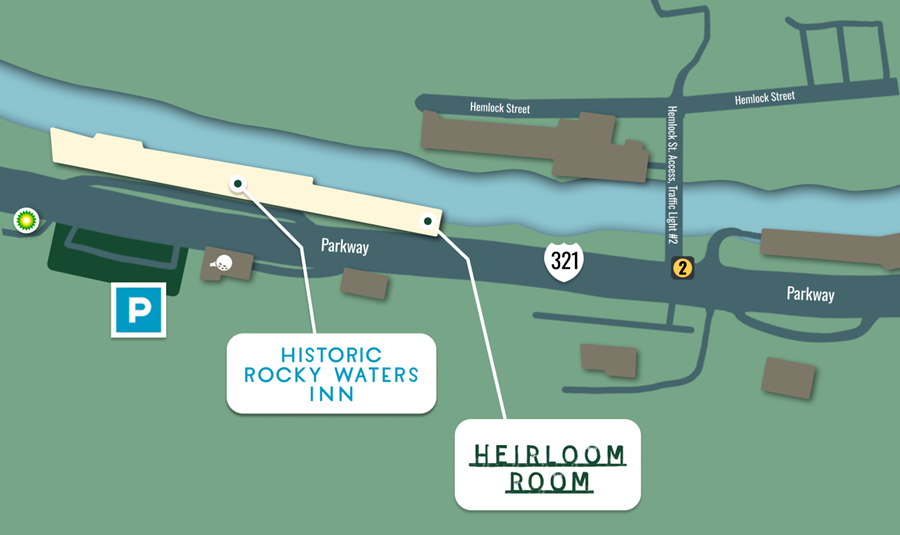 a map of a hotel