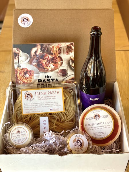 Louise's Classic Holiday Kit Pasta Louise Italian Restaurant in Park Slope, Brooklyn